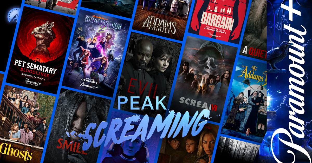 Paramount+ Peak Screaming 2026: Halloween Movies & Shows to Stream